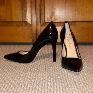 Jessica Simpson Black Stilettos